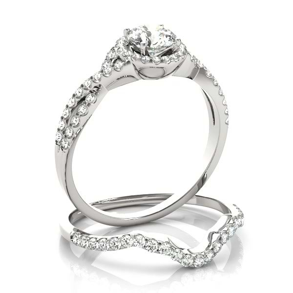 Monogram Infini Engagement Ring, White Gold and Diamond - Categories Q9M34J