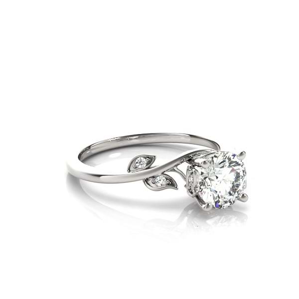 Blozend Naar de waarheid Andrew Halliday Byapss Floral Diamond Floral Engagement Ring 14k White Gold (0.10ct) -  NG11824