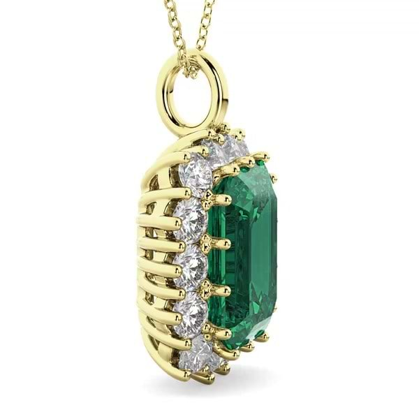 Emerald & Yellow Gold Monogram Locket – Linea Luxe