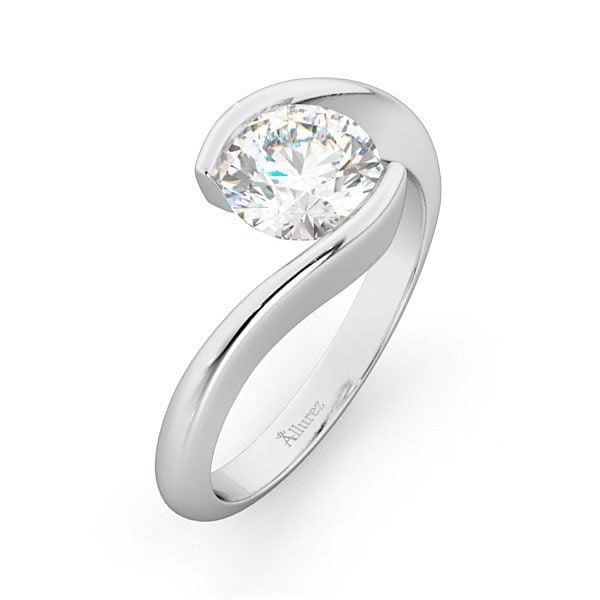 Tension set solitaire sales