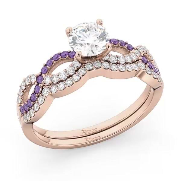  GEMHUB Bridal Engagement Ring Rose Gold 14k 0.64 CARAT