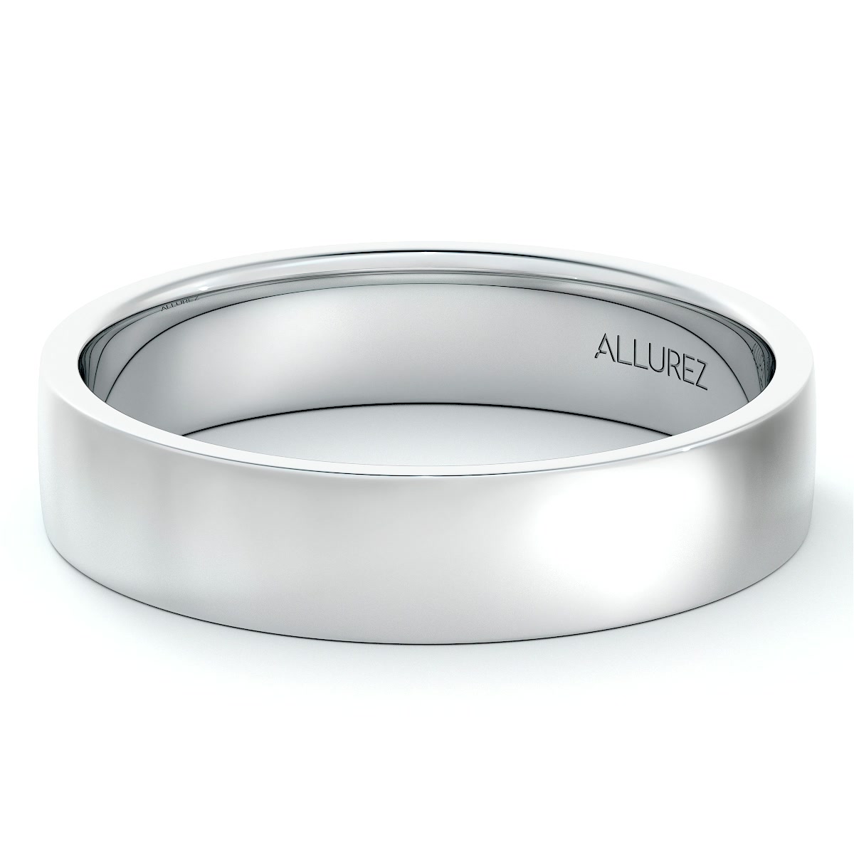 Palladium 950 Wedding Band Palladium Mens Ring SizeR, 027300083725