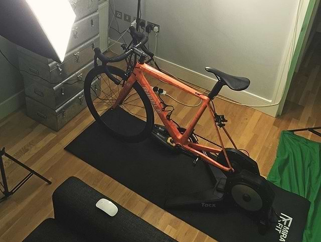 Wheel on trainer sale zwift