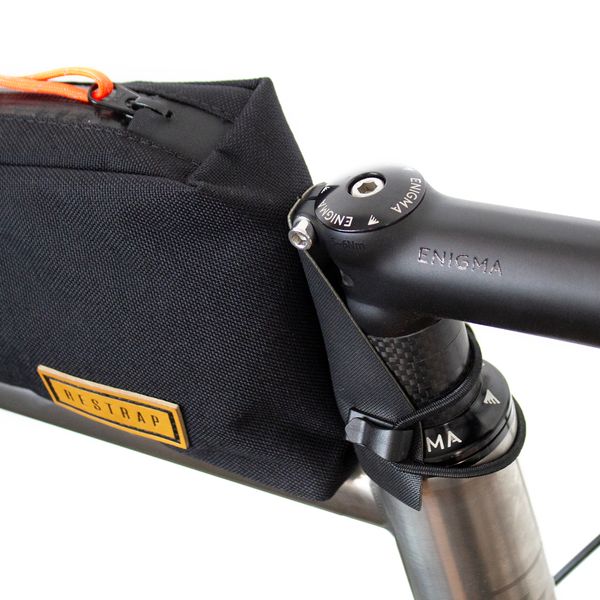 Bolt on top tube bag outlet