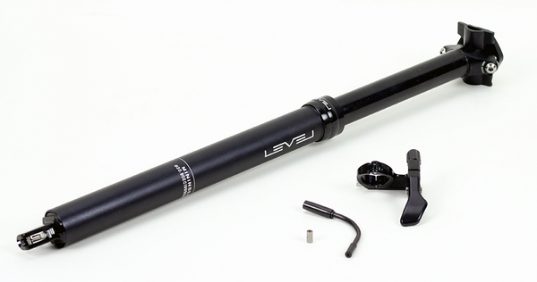 Dropper post outlet