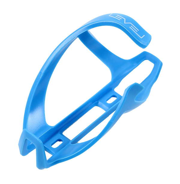 Blue shop bottle cage