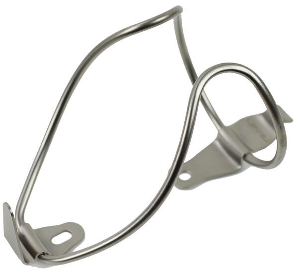 Stainless top bottle cage