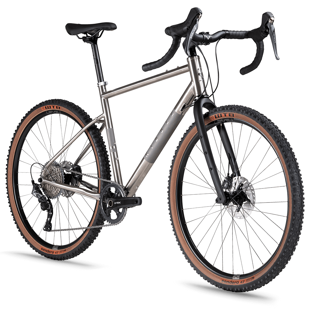 Ribble Gravel Ti - Enthusiast disc titanium gravel bike with Shimano GRX groupset and knobby tires
