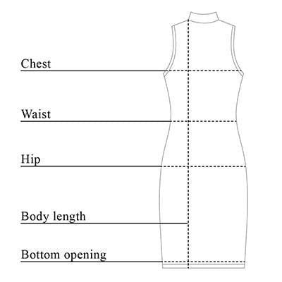 body dress sizes