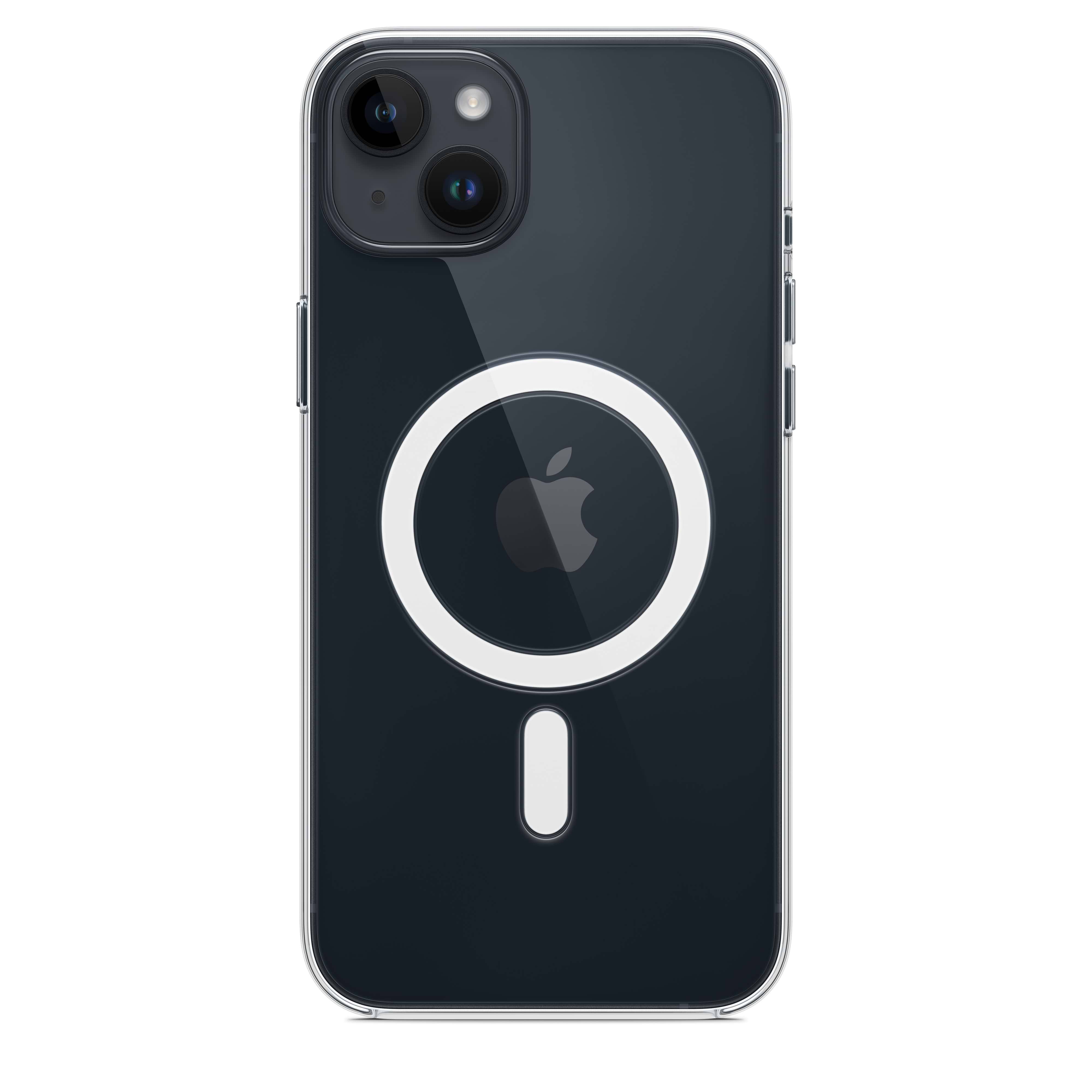 כיסוי מקורי ל- Apple iPhone 14 Plus Clear Case עם חיבור MagSafe - צבע שקוף