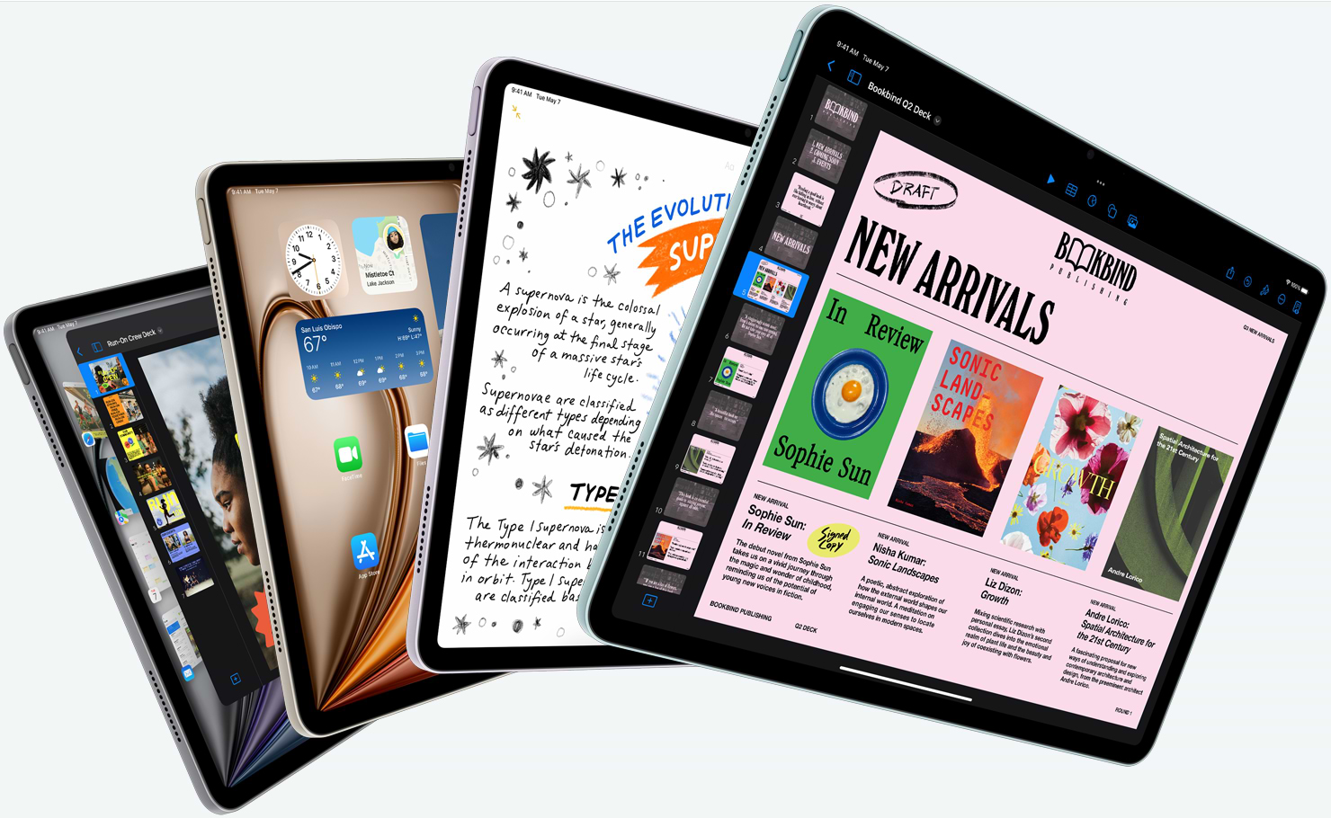 טאבלט Apple iPad Air 2024 11" M2 Wi-Fi 128GB 8GB RAM - צבע אפור חלל שנה אחריות ע"י היבואן הרשמי