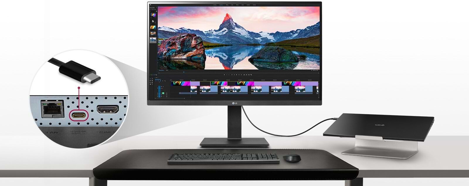 מסך מחשב 27'' LG 27BQ75QB-B IPS QHD HDR10 - צבע שחור שלוש שנות אחריות ע"י היבואן הרשמי