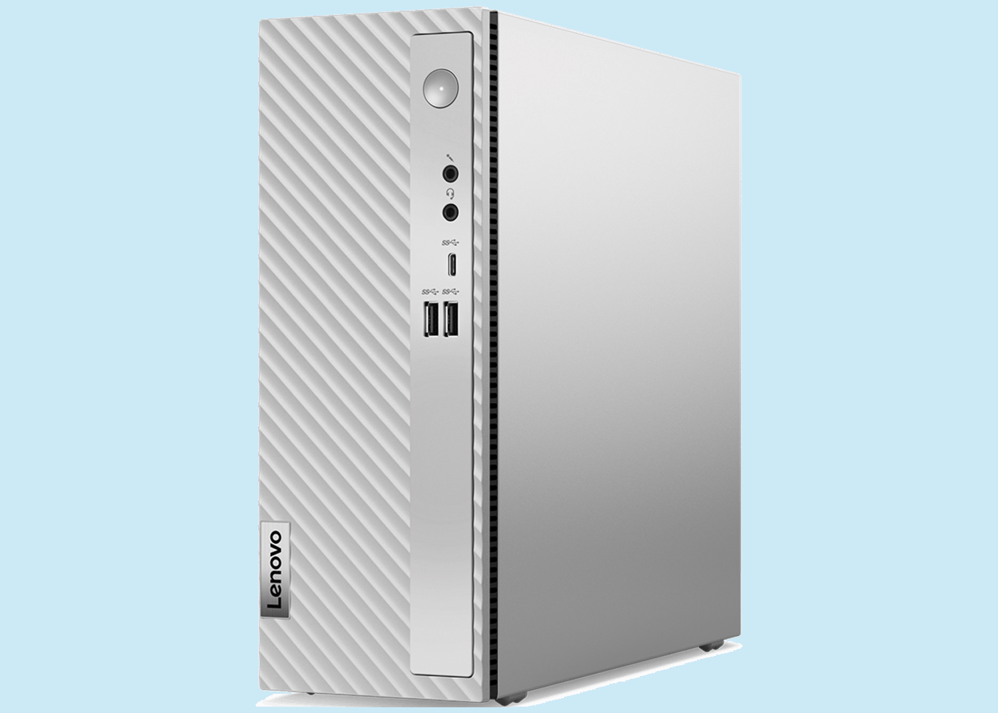 מחשב נייח Lenovo IdeaCentre 3 07IAB7 90SM00EYYS - Core i3-12100 512GB SSD 8GB RAM Windows 11 - צבע אפור בהיר שנה אחריות ע"י היבואן הרשמי
