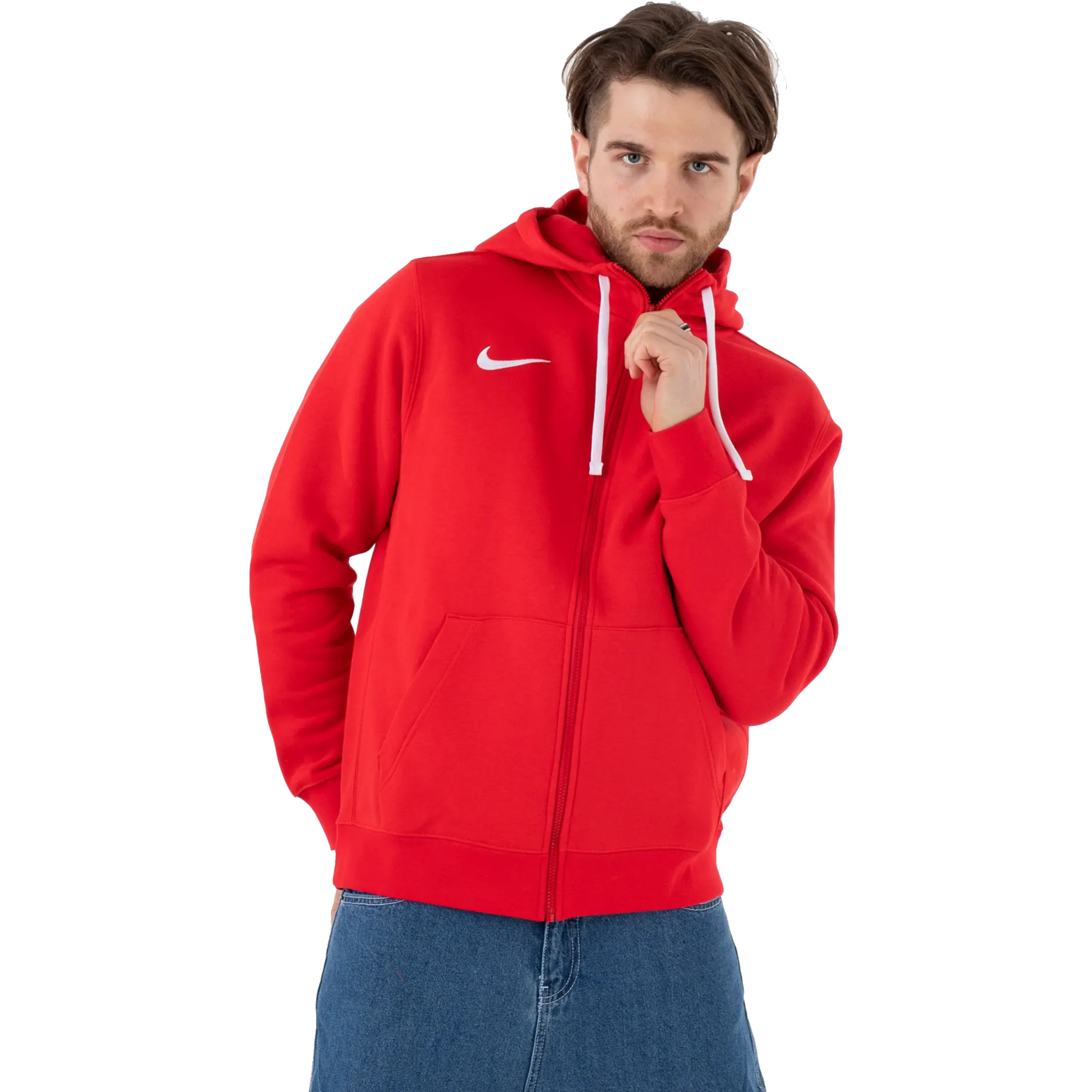קפוצ'ון לגברים מידה S דגם Nike Park 20 - צבע אדום