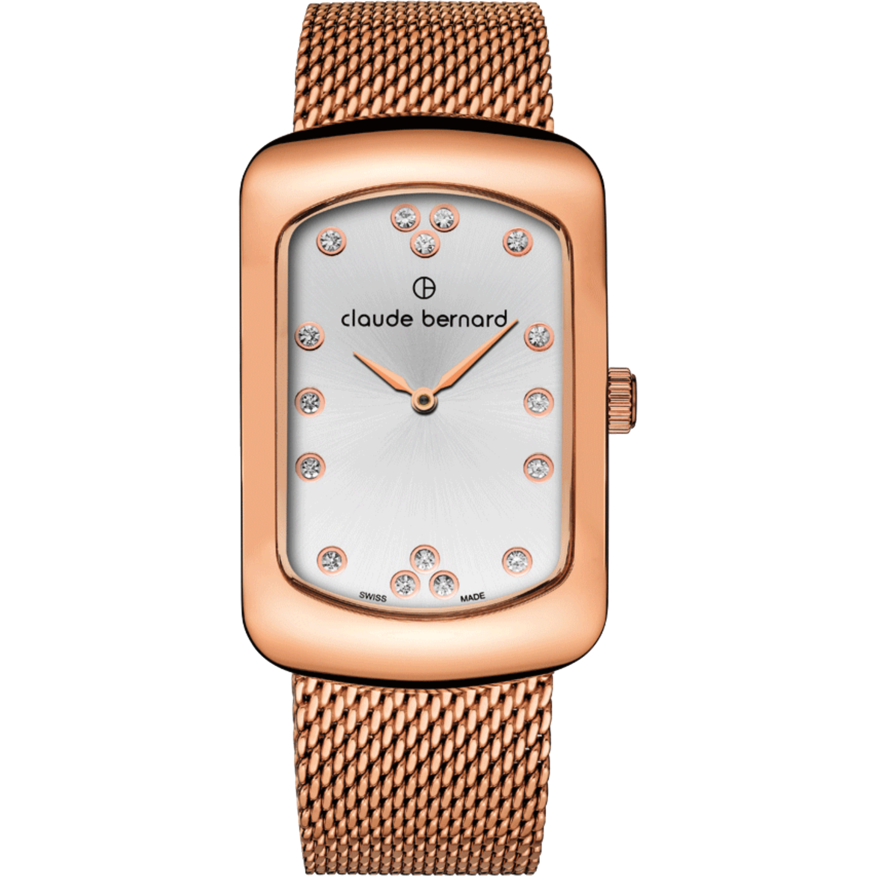 שעון יד לאישה Claude Bernard 20226 37RM APR 30mm צבע רוזגולד/ספיר קריסטל - אחריות לשנה ע"י היבואן