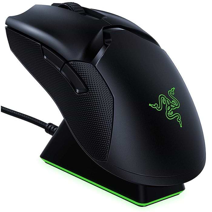 עכבר גיימינג אלחוטי Razer Viper Ultimate & Mouse Dock - צבע שחור