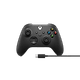 בקר אלחוטי Microsoft Xbox Series S|X + USB-C - צבע שחור שנה אחריות ע"י היבואן הרשמי