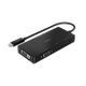 מתאם למסכים עם טעינה Belkin USB-C - למסכים ולטעינה 4 חיבורים HDMI VGA DisplayPort DVI - צבע שחור שנתיים אחריות ע"י היבואן הרשמי