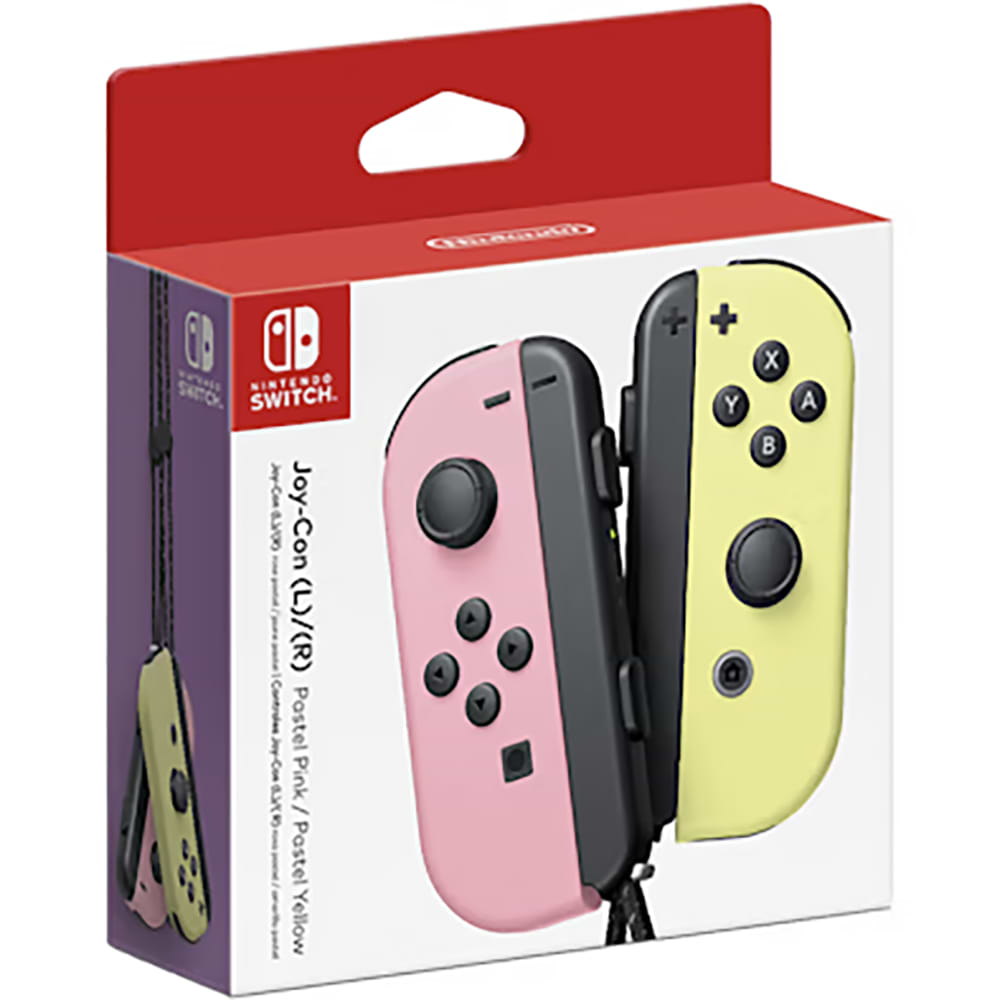 Nintendo Switch Joy-Con Pair Pastel Pink & Pastel Yellow ג'וי קון