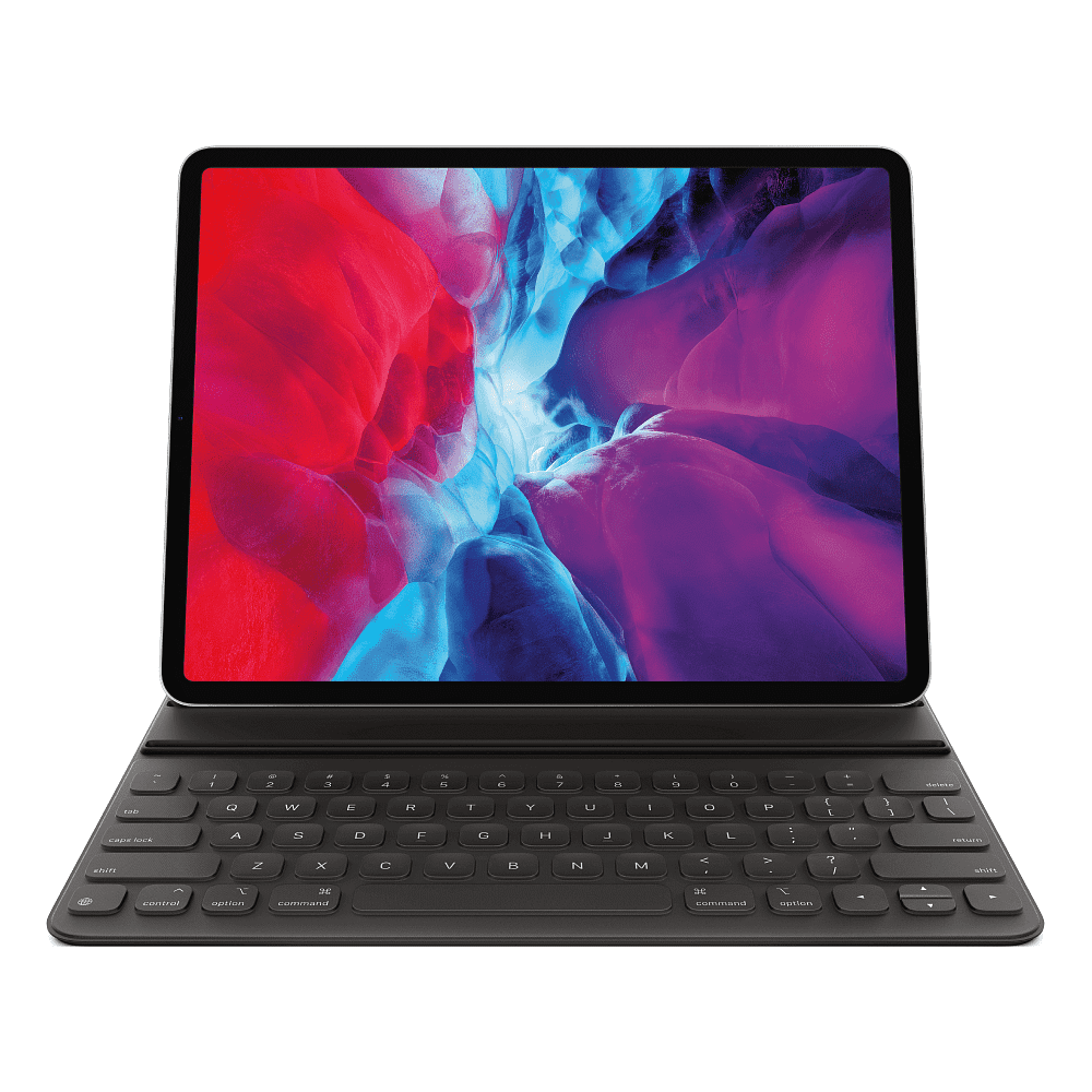لوحة مفاتيح Apple Smart Keyboard Folio לדגמי Apple iPad Pro 12.9 Inch 2020 / iPad Pro 12.9 Inch - لون أسود ضمان لمدة عام من قبل المستورد الرسمي