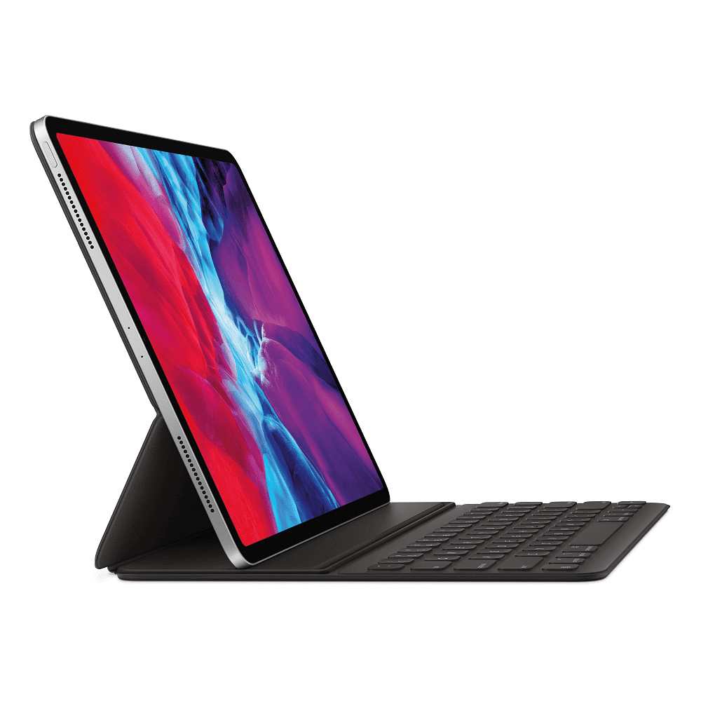لوحة مفاتيح Apple Smart Keyboard Folio לדגמי Apple iPad Pro 12.9 Inch 2020 / iPad Pro 12.9 Inch - لون أسود ضمان لمدة عام من قبل المستورد الرسمي