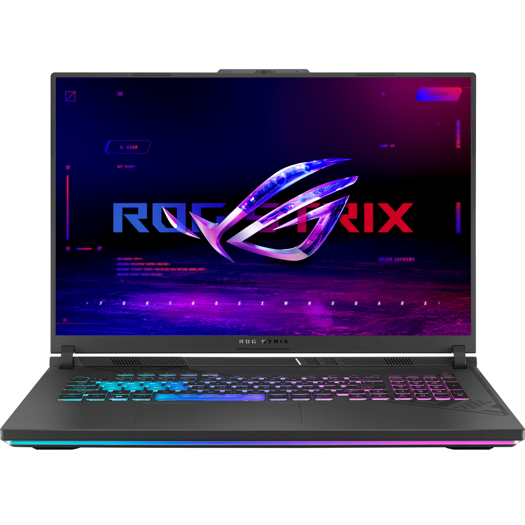 מחשב נייד גיימינג Asus ROG Strix G18 G814JIR-N6022W - Core i9-14900HX RTX 4070 1TB SSD 32GB RAM Windows 11 - צבע אפור שלוש שנות אחריות ע