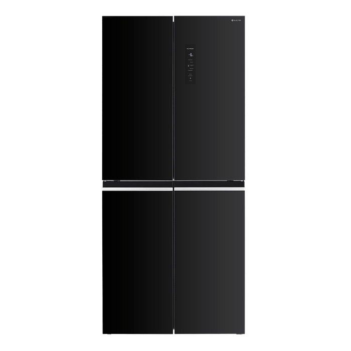 ثلاجة 4 أبواب الكترا ELECTRA EL522GBL زجاج أسود  -ضمان اليكترا المستورد الرسمي