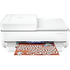 طابعة مدمجة موديل HP DeskJet Plus Ink Advantage 6475 AIO - لون أبيض