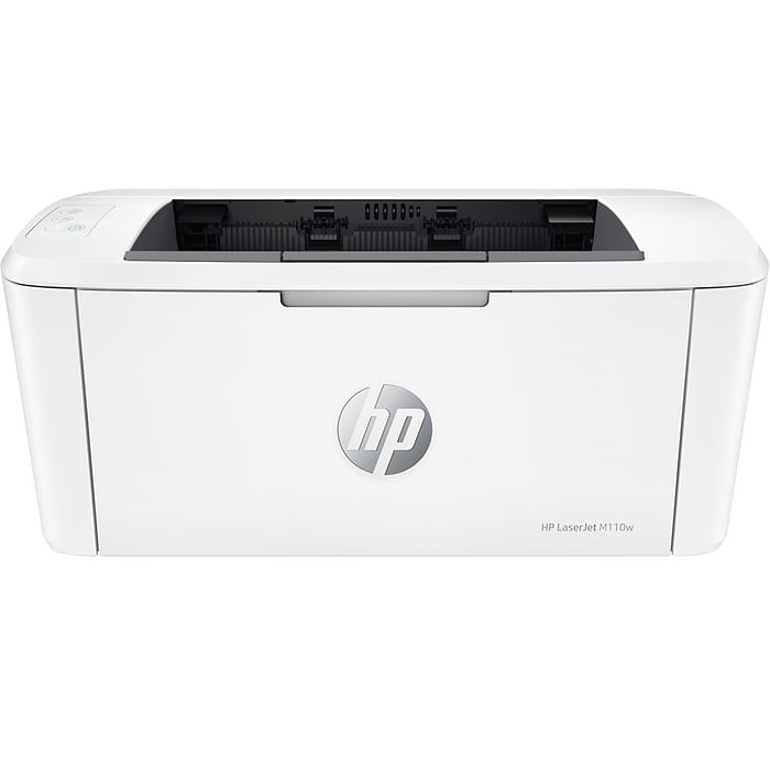 מדפסת לייזר אלחוטית HP LaserJet M110W - צבע לבן שנה אחריות עי יבואן הרשמי