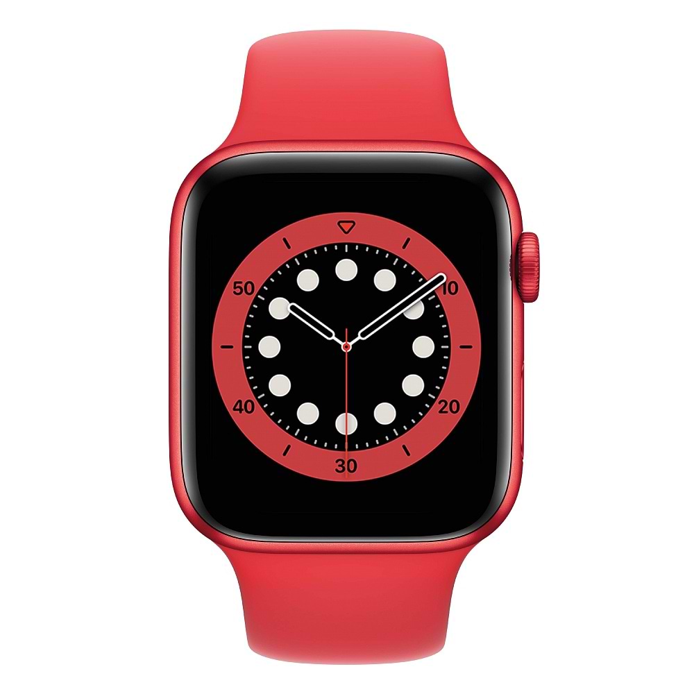 'Apple Watch Series 6 GPS + Cellular 44mm PRODUCT(RED) Aluminium Case with PRODUCT(RED) Sport Band - Regular  אייקון גרופ '