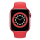 שעון חכם בצבע אדום Apple Watch Series 6 GPS + Cellular 44mm Aluminium Case Sport Band - שנה אחריות ע"י היבואן הרשמי