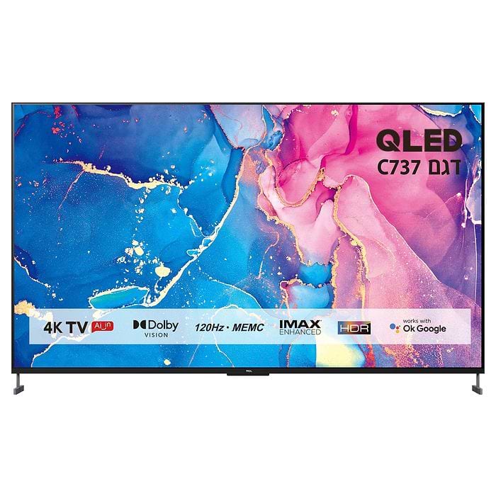 טלוויזיה בגודל 98 TCL 98''/C737 SMART QLED