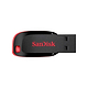 זיכרון נייד SanDisk Cruzer Blade USB 32GB - שנתיים אחריות ע"י היבואן הרשמי