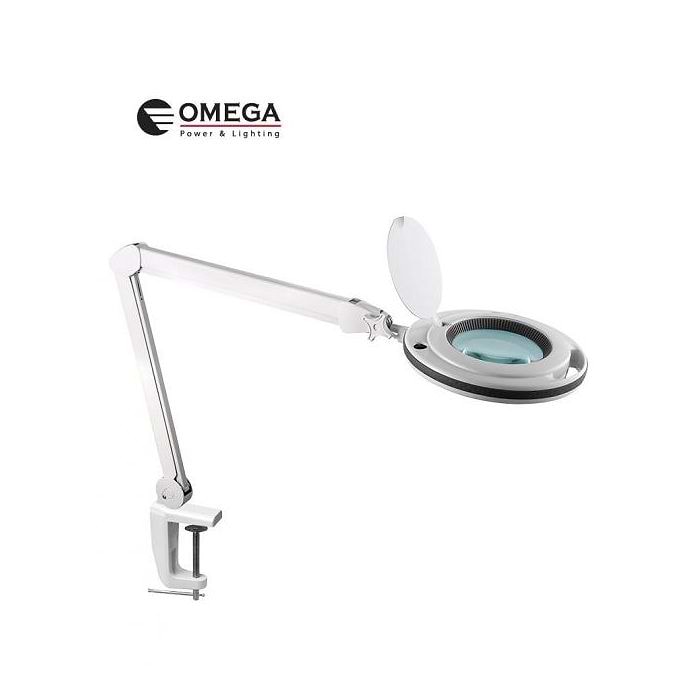 מנורת שולחן MAGNUS 7W זכוכית מגדלת OMEGA 6500K