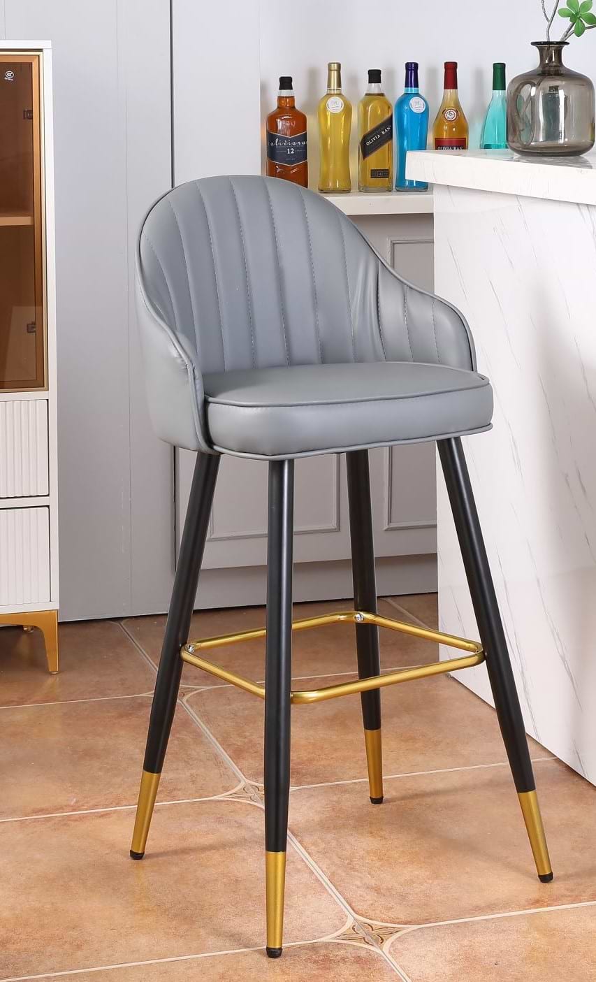 מארז זוג כסאות בר דגם MSH-222-111 צבע אפור ROSSO ITALY  