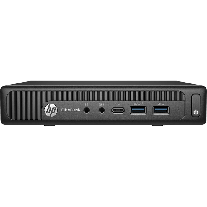 מחשב נייח מחודש HP EliteDesk 800 G2 Mini Core i5-6500T 512GB SSD 16GB RAM Windows 11 Pro - צבע שחור שנה אחריות