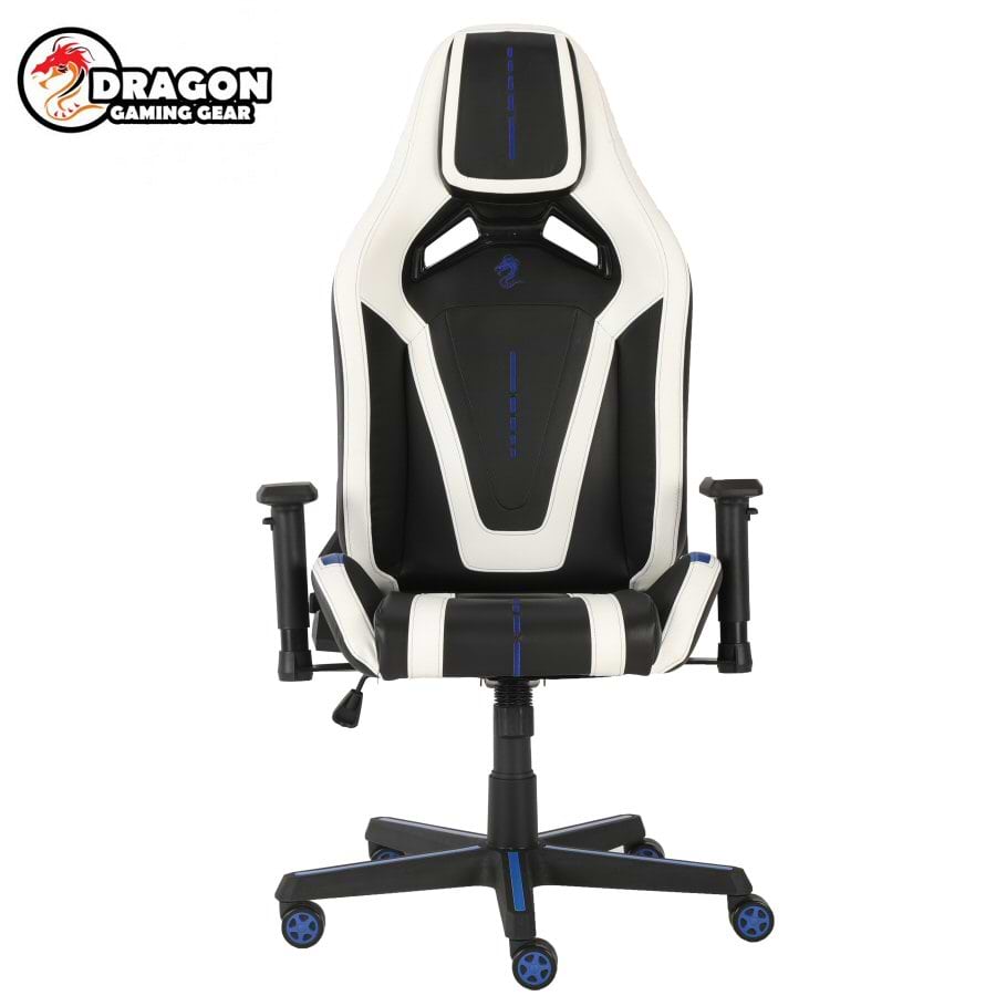 كرسي جيمنج Dragon D-Sport - لون أبيض ضمان لمدة عام من قبل المستورد الرسمي
