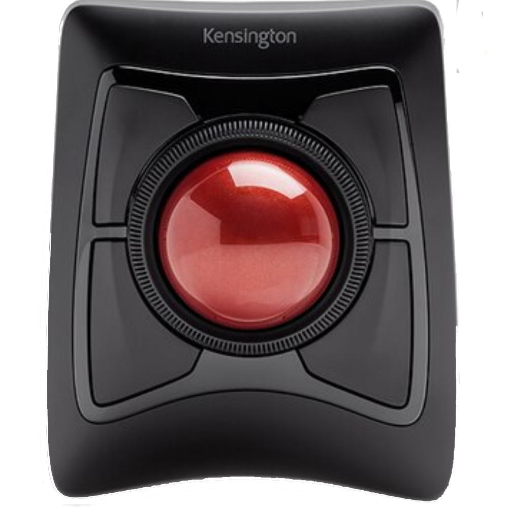 כדור עקיבה אלחוטי - Kensington Expert Mouse Wireless Trackball - צבע שחור שלוש שנים אחריות ע