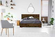 מיטה مصممة מخشب متين موديل 5040 טבעי אולימיפיה