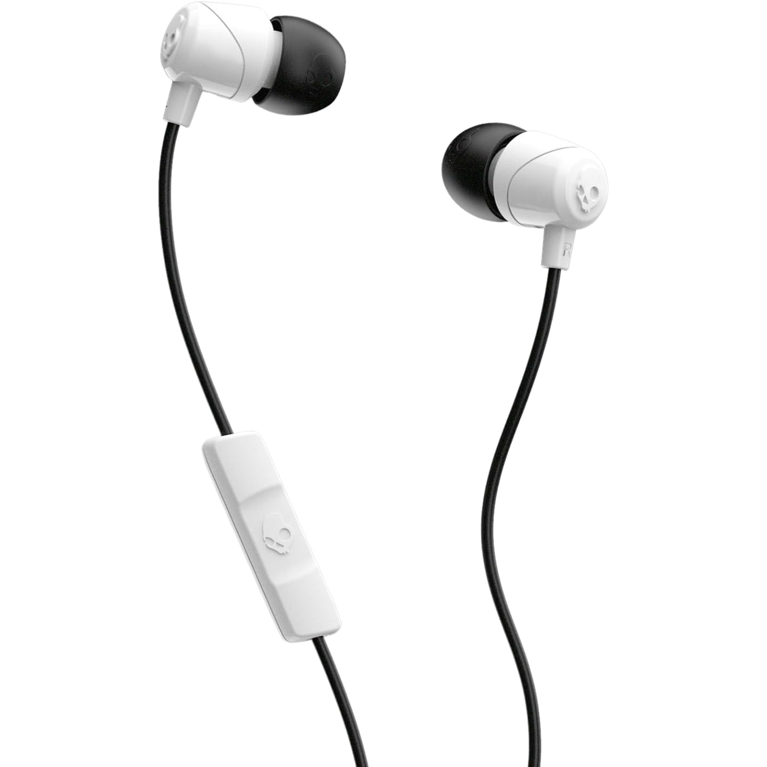 אוזניות חוטיות SkullCandy Jin In Ear - צבע לבן שנה אחריות ע