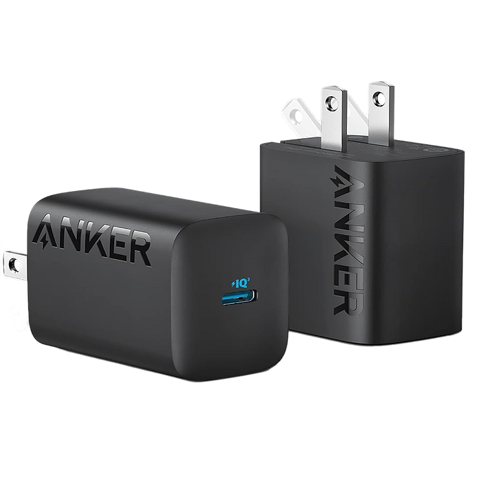 מטען קיר Anker 312 30W USB-C - צבע שחור שנה אחריות ע"י היבואן הרשמי