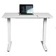 שולחן דגם פנאומטי 180 ס''מ רגל לבן פלטה לבנה KEISAR