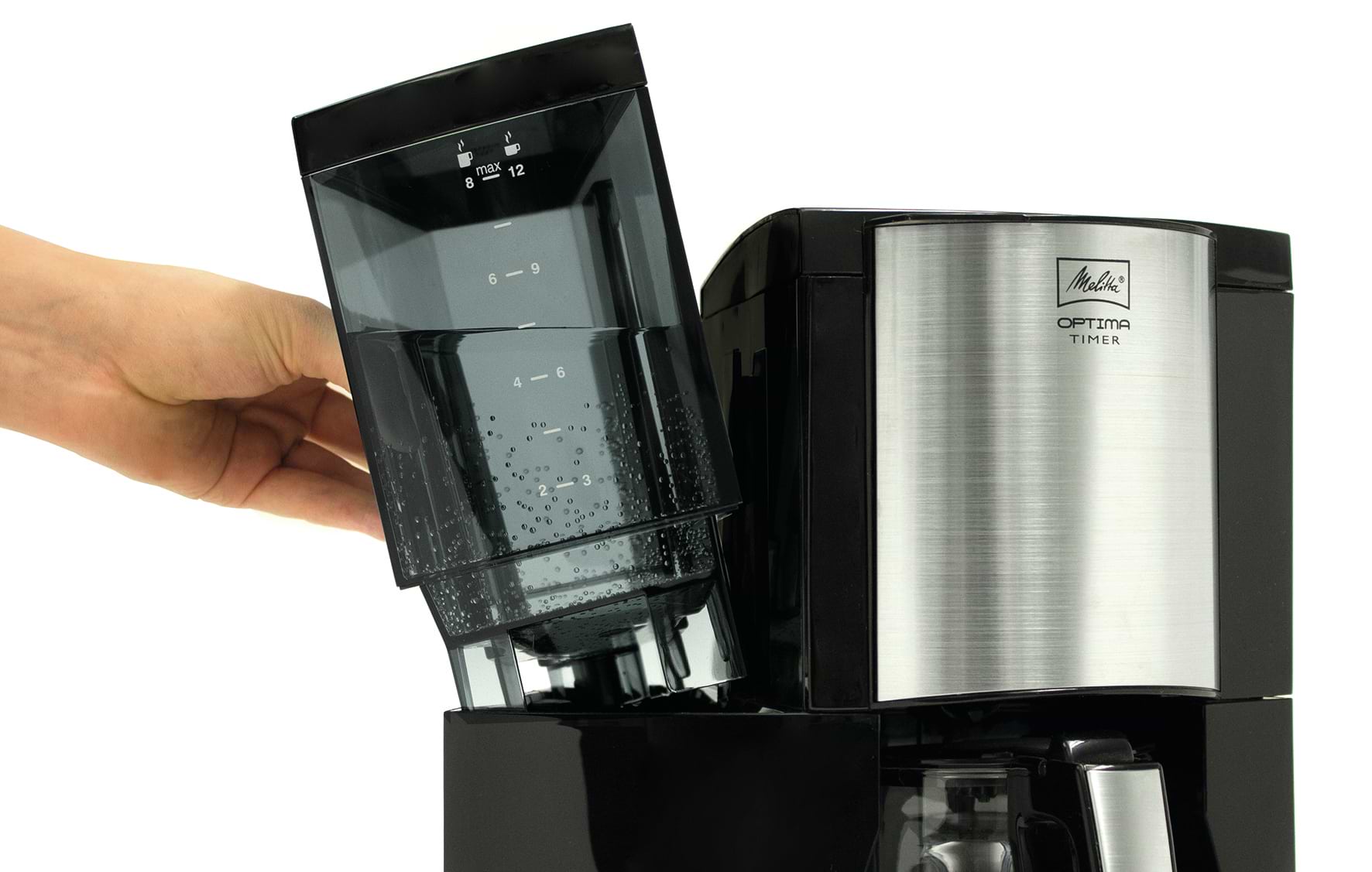 מכונת קפה פילטר מליטה Melitta OptimaTimer Black
