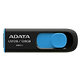 זיכרון נייד ADATA 128GB AUV128 USB 3.1 - צבע כחול חמש שנות אחריות ע"י היבואן הרשמי