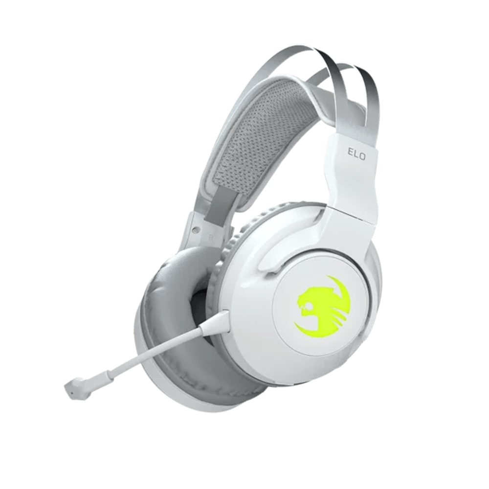 אוזניות גיימינג אלחוטיות Roccat Elo Air 7.1 - צבע לבן שנה אחריות ע