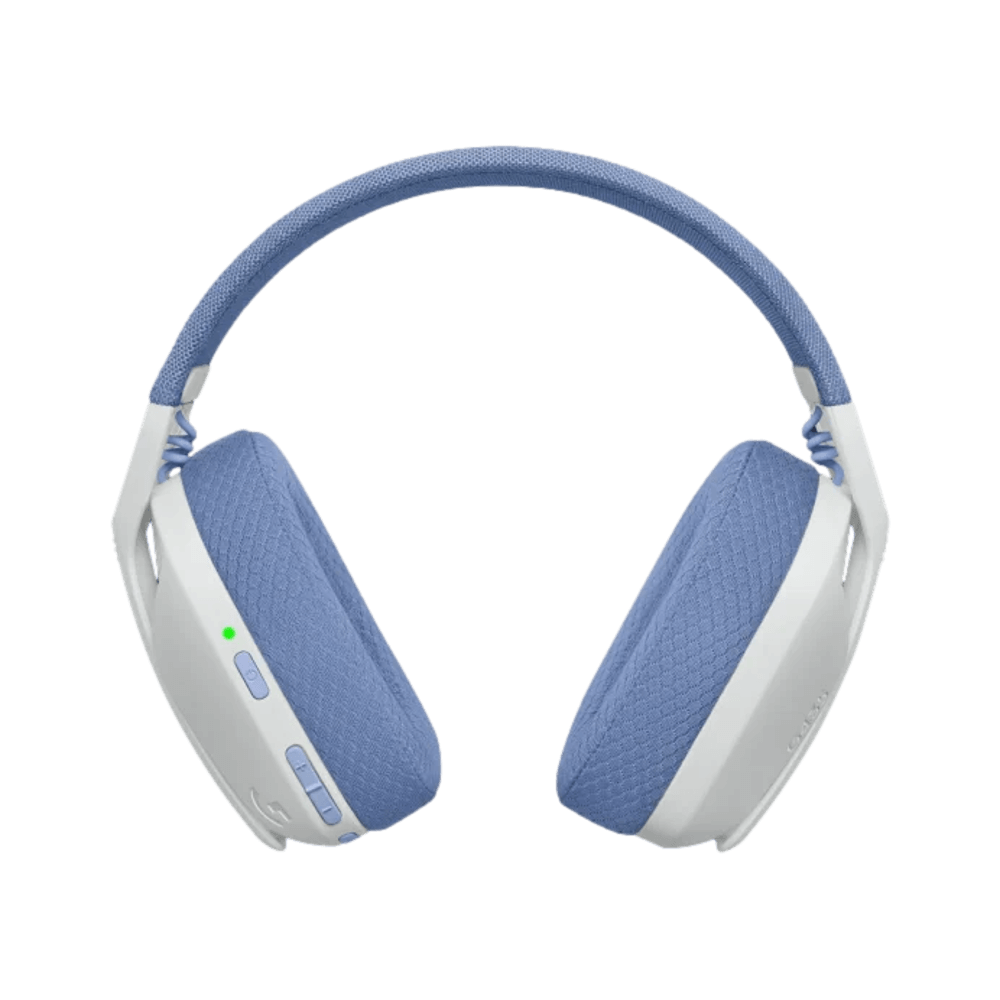 LOGITECH G435  Wireless Gaming Headset-white אוזניות