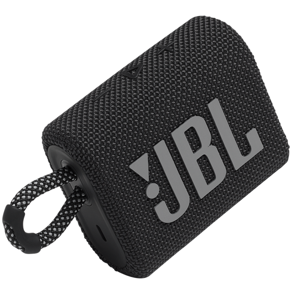 سماعة لاسلكي  موديل JBL GO 3 - لون أسود ضمان لمدة عام من قبل المستورد الرسمي