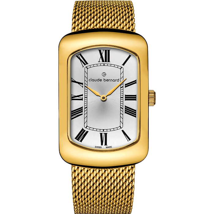 שעון יד לאישה Claude Bernard 20226 37JM AR 30mm צבע זהב/ספיר קריסטל - אחריות לשנה עי היבואן