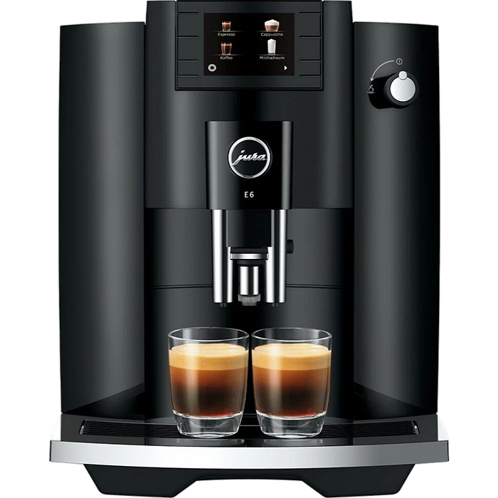 מכונת קפה מדגם Jura E6 - צבע שחור
