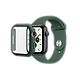 רצועות שעון ומגן מסך Skech ל Apple Watch 7 44mm - צבע ירוק שנה אחריות ע"י היבואן הרשמי